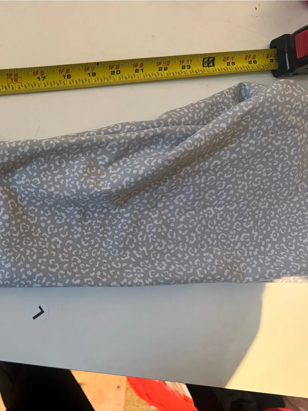 Lululemon Women Wunder Train HR TightLegging 25” LDSM GrayWhite 6 New Leopard
